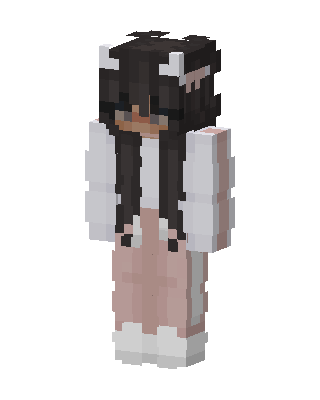 Cozy Bunny Girl skin, 3D preview