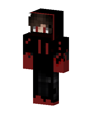 Black Ninja Boy skin, 3D preview