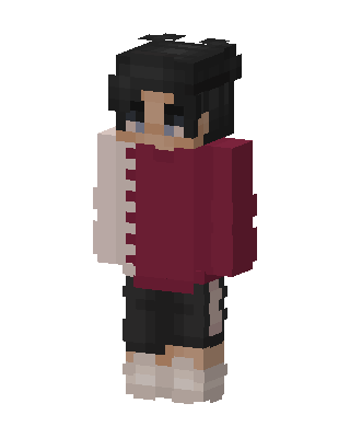 Red Player Boy skin, 3D preview