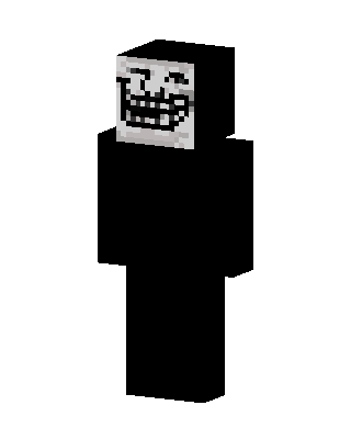Shadow Creeper Face Minecraft skin