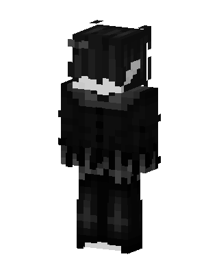 Black Ninja Boy skin, 3D preview
