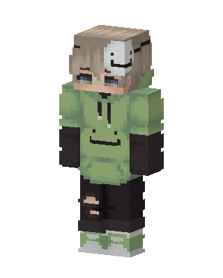 Dream Minecraft e-girl skin