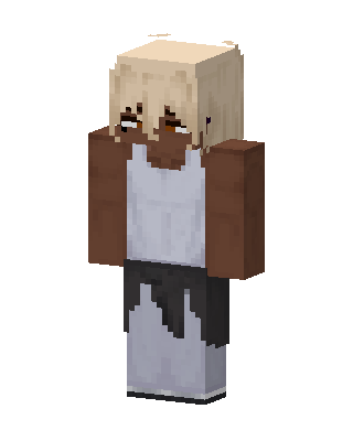 White Player Boy skin, 3D preview
