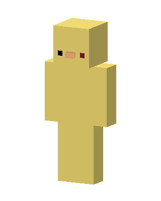 Gold Mob skin, 3D preview