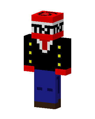 Black Player Boy skin, 3D preview