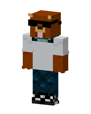 Cool Bear skin, 3D preview