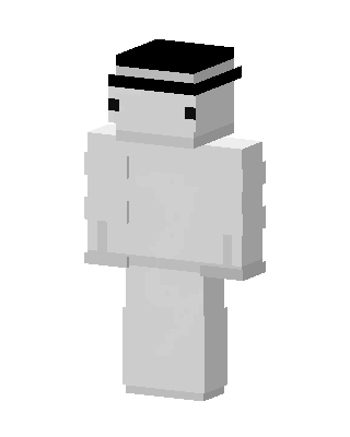 White Blob Minecraft skin