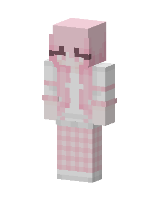 Pink Cutie Girl Minecraft pink skin