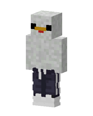 Chicken Hoodie skin, 3D preview
