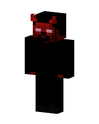 Black Mob Boy skin, 3D preview