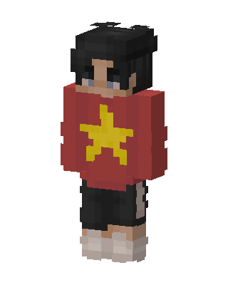 Star Sweater skin, 3D preview