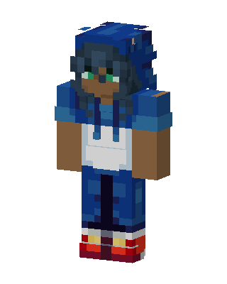 Blue Hoodie Kid Minecraft skin