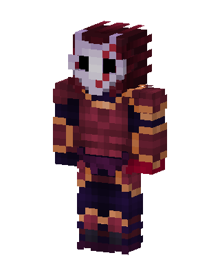 Crimson Samurai skin, 3D preview