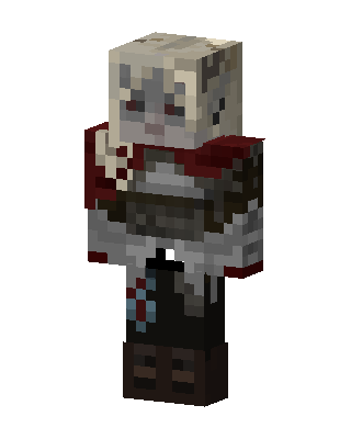 Gray Fighter skin, 3D preview