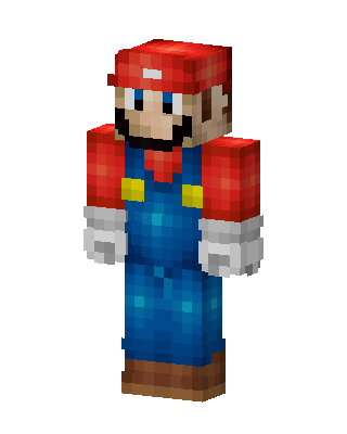 Mario skin, 3D preview