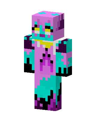 Neon Glitch skin, 3D preview