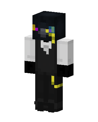 Glitch Butler skin, 3D preview
