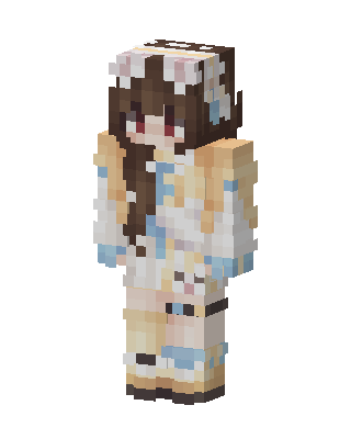 Bunny Cafe skin, 3D preview