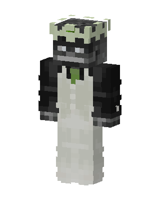 Wither Skeleton Groom Minecraft white skin