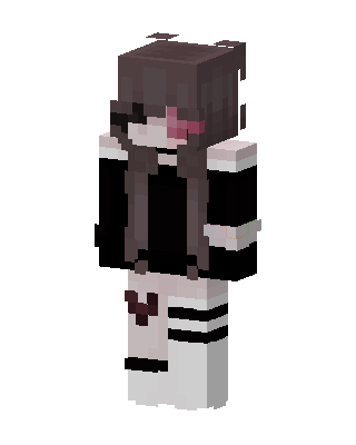 White Student Girl Minecraft skin