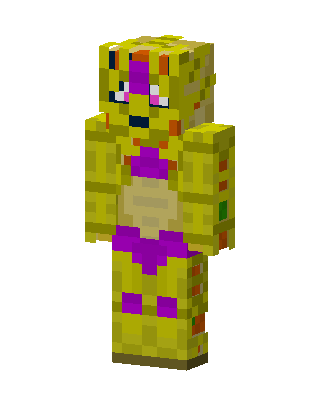 Springtrap Bonnie skin, 3D preview
