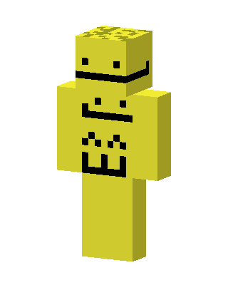 Yellow Smiley Minecraft skin