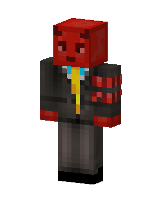 Red Player Boy skin, 3D preview