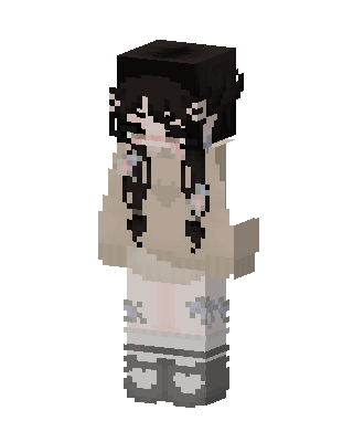 Cozy Braids Minecraft cute skin
