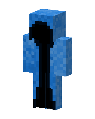 Blue Mob Boy skin, 3D preview
