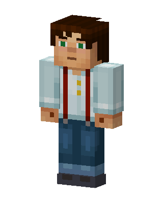 Jesse Minecraft blue skin