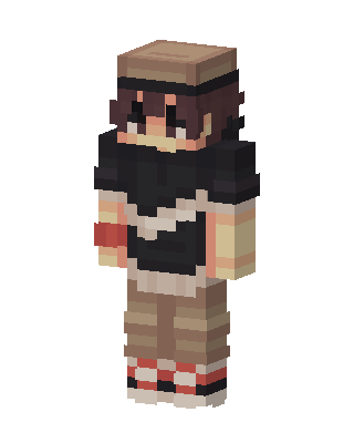 Brown Player skin, 3D preview