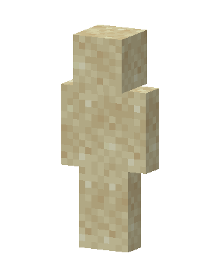Sand Block skin, 3D preview