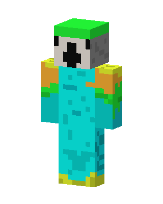 Macaw Parrot skin, 3D preview