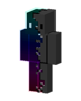 Galaxy Split Minecraft skin