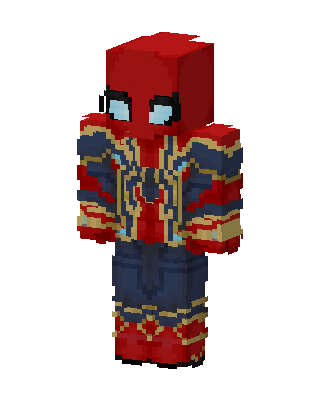 Iron Spider skin, 3D preview