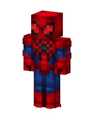 Spider-Man skin, 3D preview