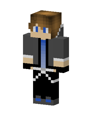Blue Eyed Hoodie skin, 3D preview