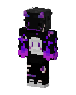 Black Player skin, 3D preview