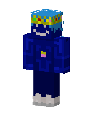 Blue Pride Boy Minecraft skin