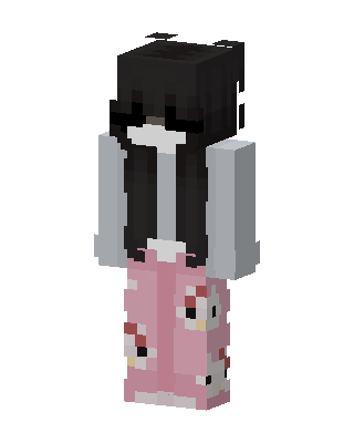 Hello Kitty Pajamas Minecraft skin