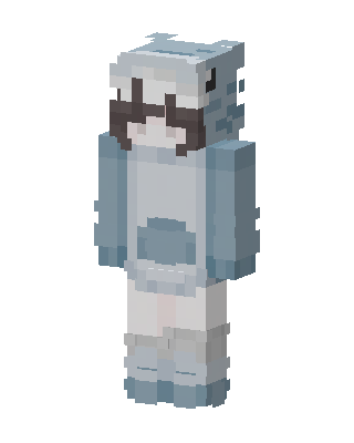 Shark Hoodie Girl Minecraft skin