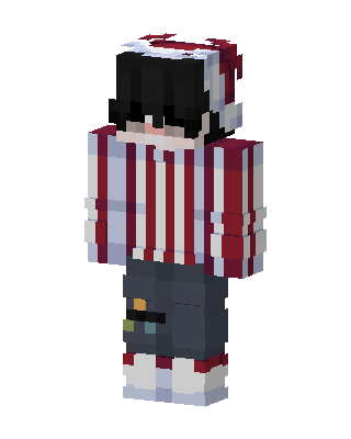 Striped Hoodie Boy Minecraft skin