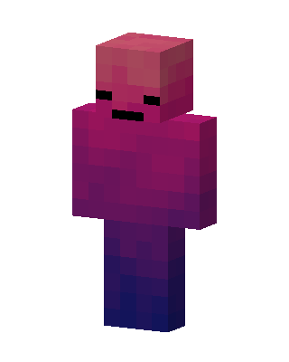 Sunset Blob skin, 3D preview
