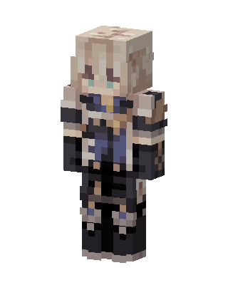 Black Knight Girl Minecraft skin