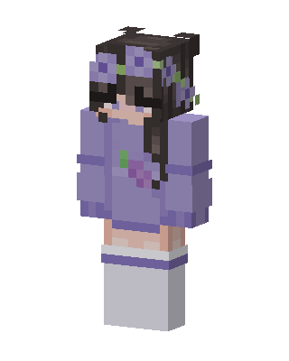 Lavender Bloom Minecraft skin
