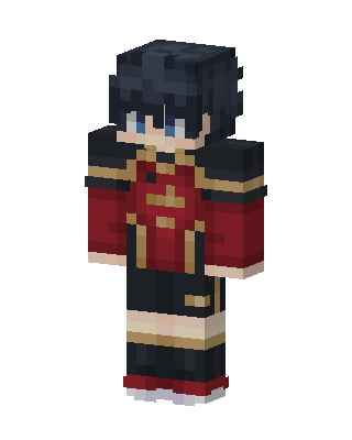 Crimson Guard skin, 3D preview