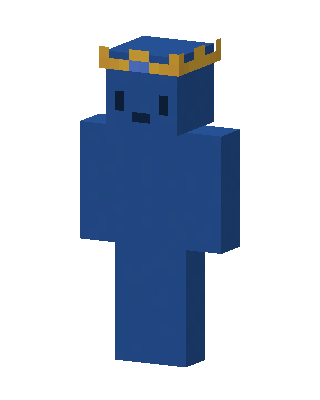 Little Blue King Minecraft skin
