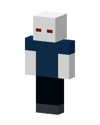 Blue Mob Boy Minecraft blue skin
