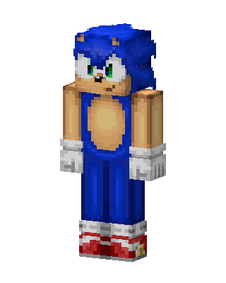 Sonic Minecraft skin