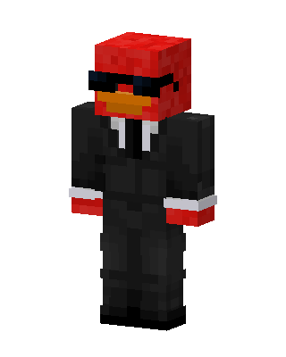 Red Bird Agent skin, 3D preview